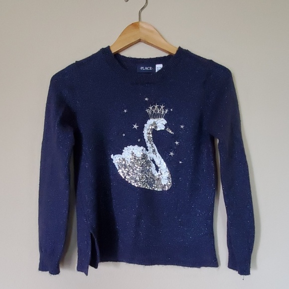 Swan sequence sweater - Picture 1 of 5